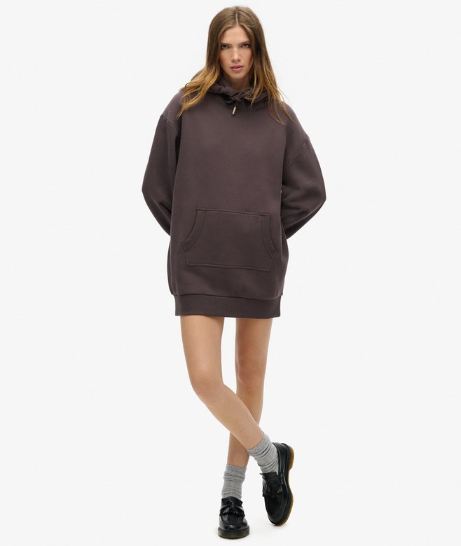 Superdry Tattoo Rhinestone Hooded Dress