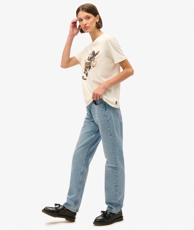 Superdry Tattoo Script Relaxed T-Shirt