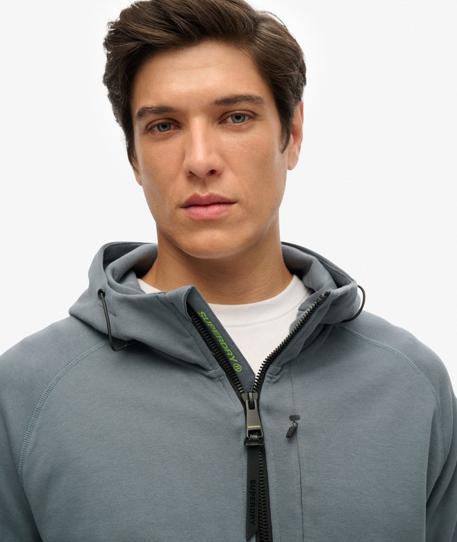 Superdry Tech Logo Loose Zip Hoodie
