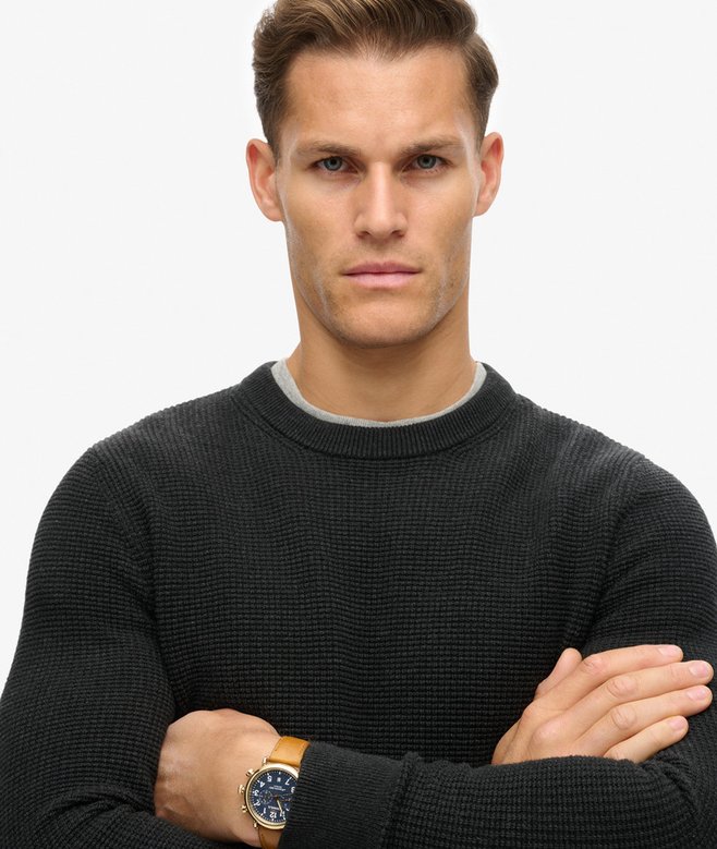 Superdry Textured Crew Knitted Jumper