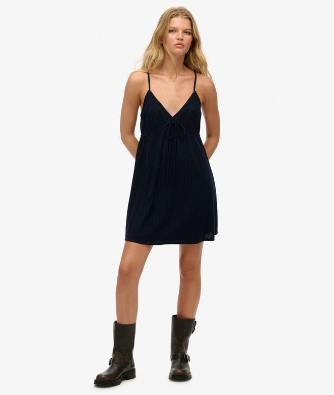 Superdry Textured Woven Cami Mini Dress