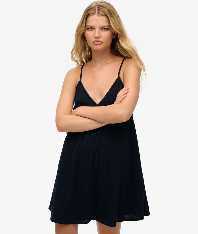 superdry Textured Woven Cami Mini Dress