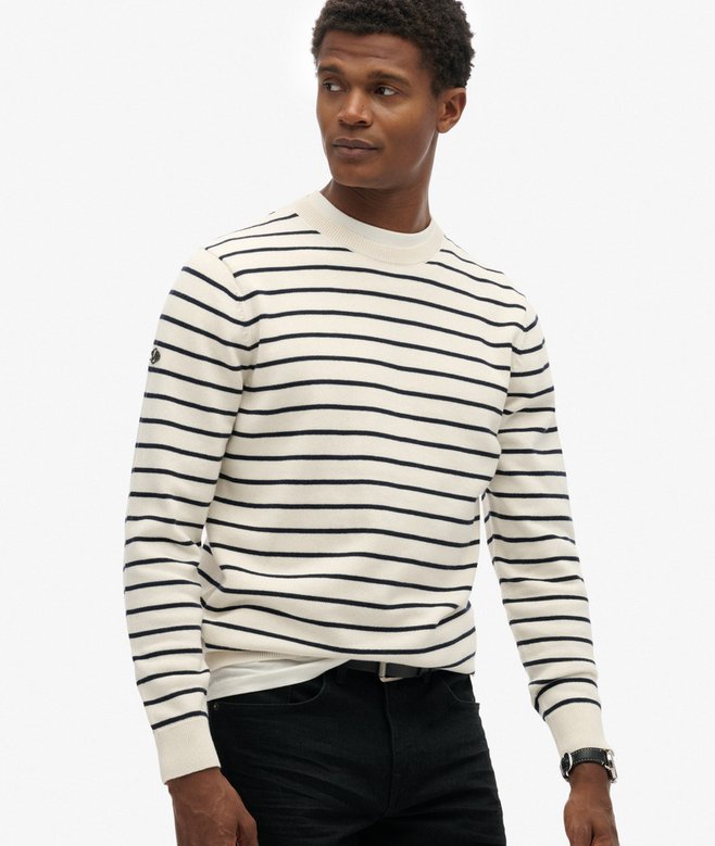 superdry The Merchant Store - Breton Jumper
