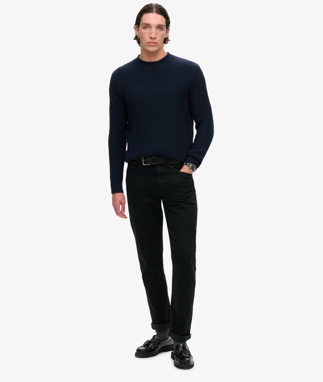 Superdry The Merchant Store- Textured Crew Jumper