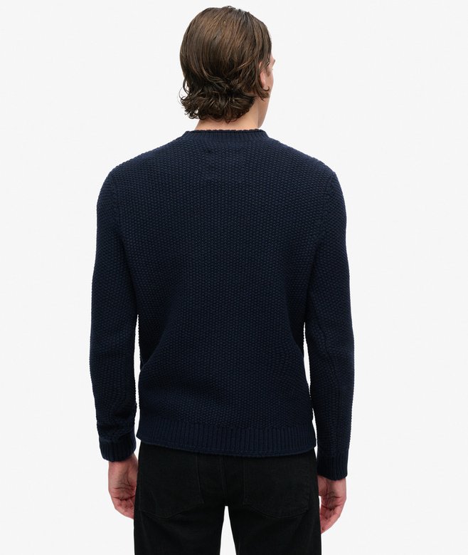 Superdry The Merchant Store- Textured Crew Jumper
