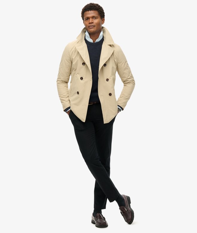 Superdry The Merchant Store - Twill Pea Coat