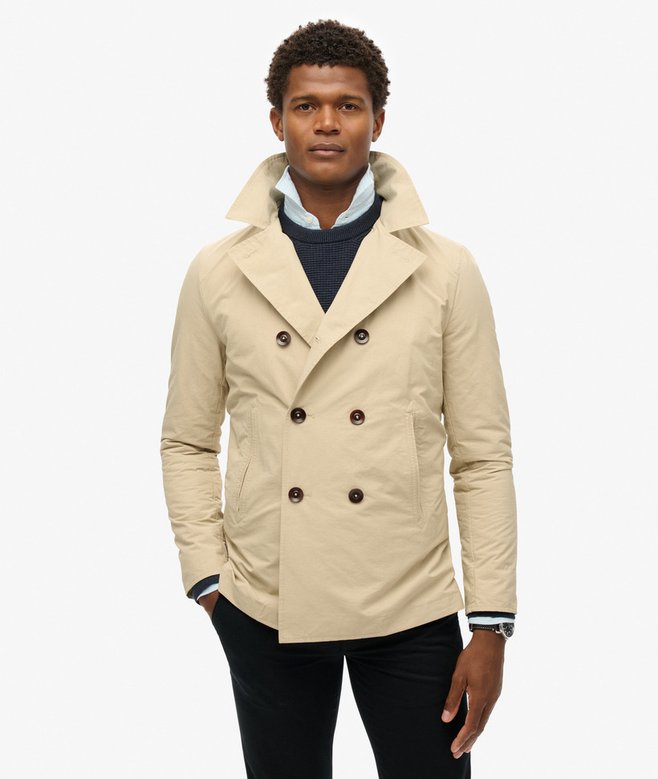 Superdry The Merchant Store - Twill Pea Coat