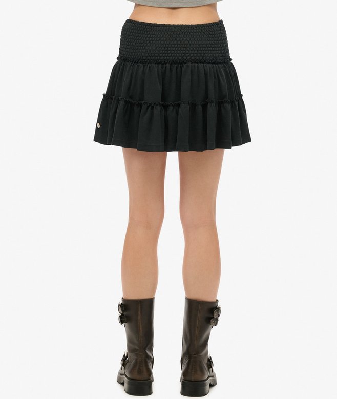 Superdry Tiered Jersey Mini Skirt