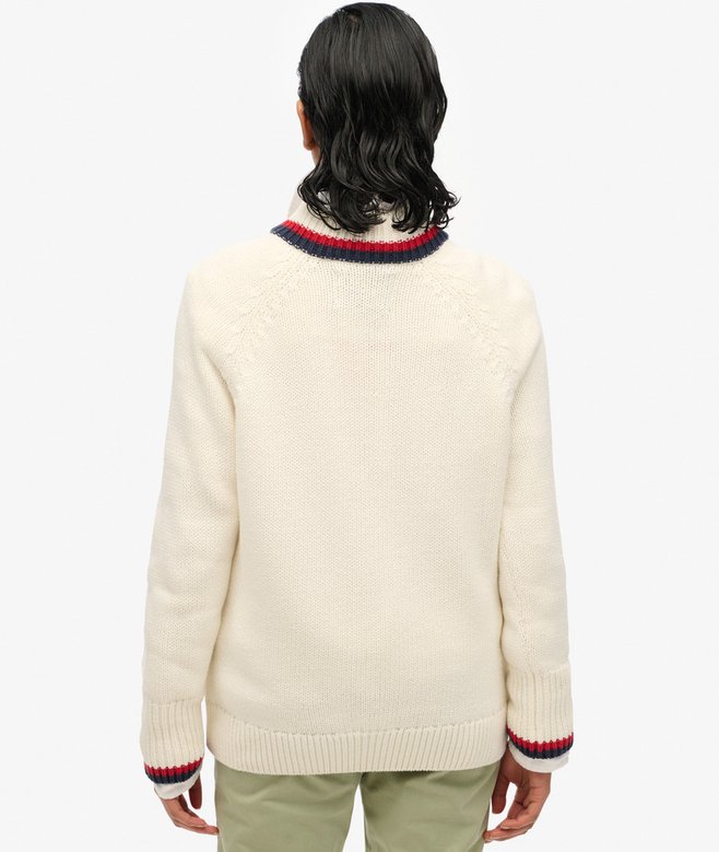Superdry Tipped Half Zip Jumper