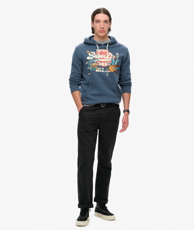 Superdry Tokyo Vintage Logo Graphic Hoodie