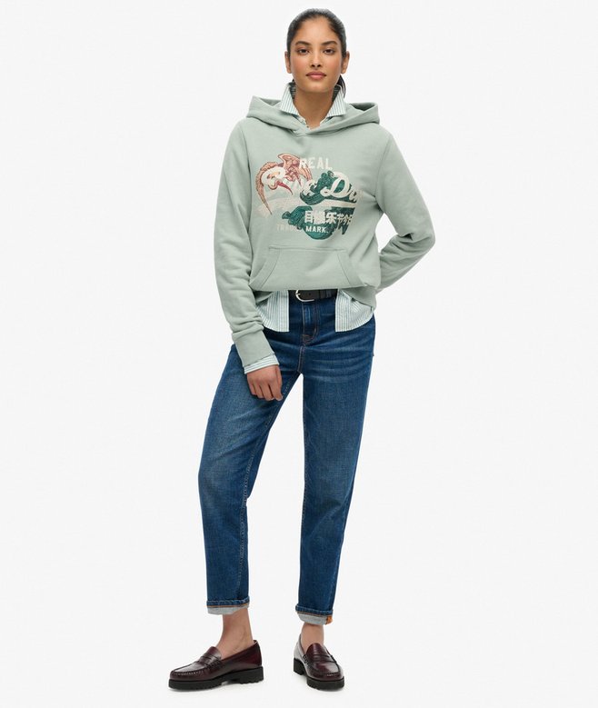 Superdry Tokyo Vintage Logo Relaxed Hoodie