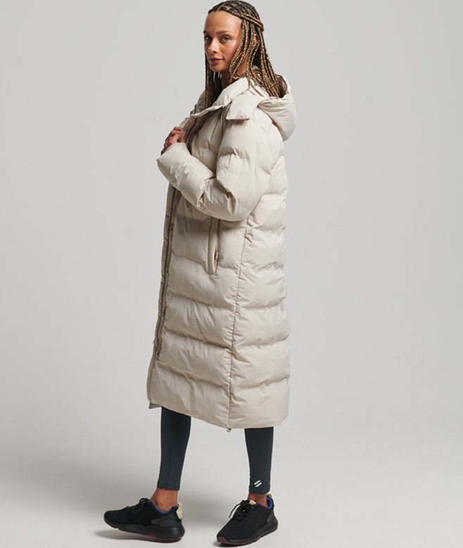 Superdry Train Longline Padded Jacket