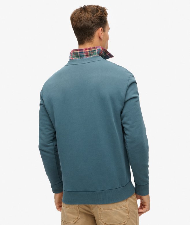 Superdry Travel Postcard Graphic Crew Sweatshirt