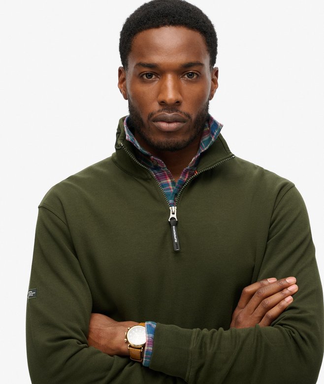 Superdry Utility Logo Half-Zip Sweatshirt