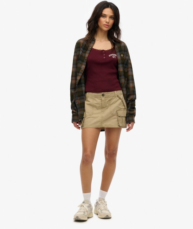 superdry Utility Parachute Skirt