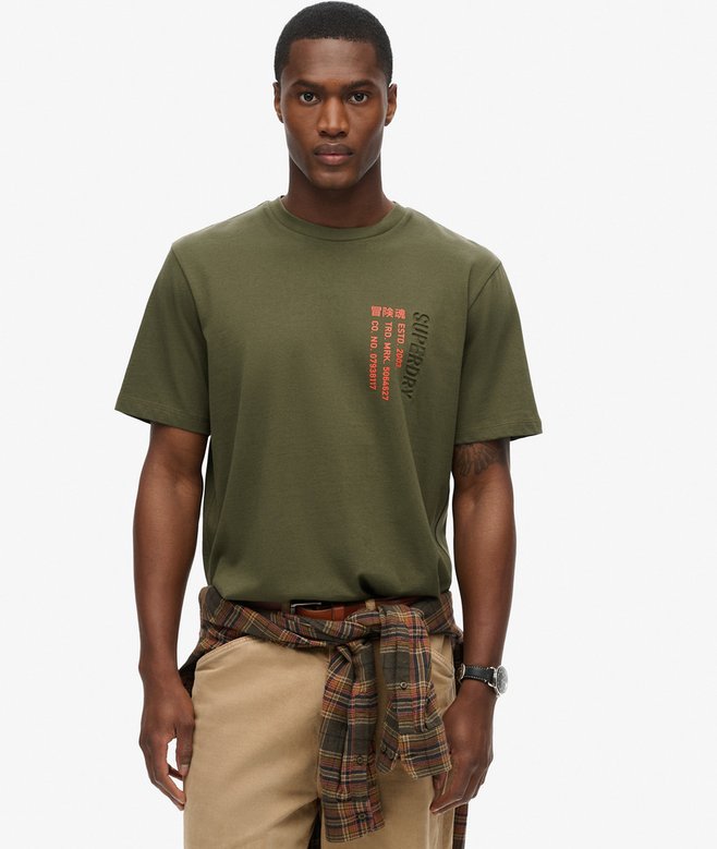 superdry Utility Sport Logo Loose T-Shirt