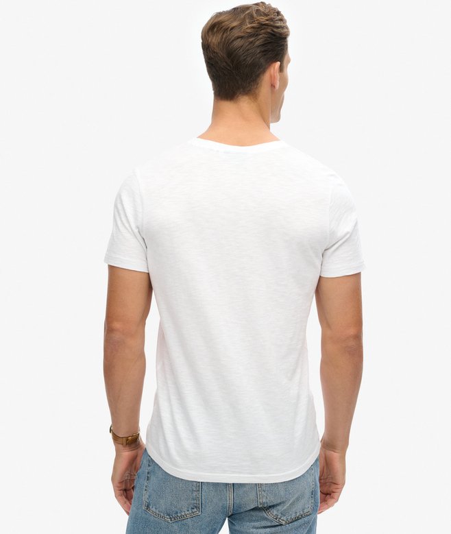 Superdry V-Neck Slub Short Sleeve T-Shirt