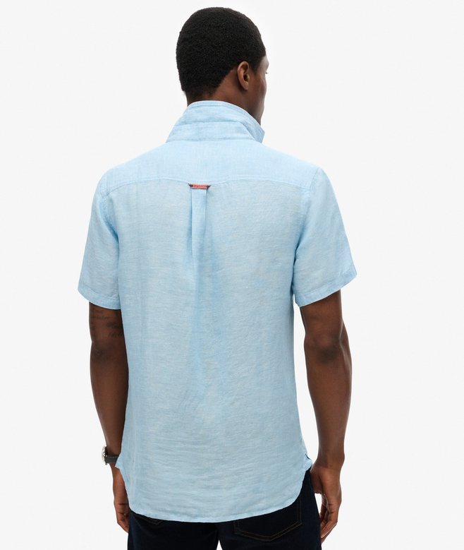Superdry Vacation Linen Short Sleeve Shirt