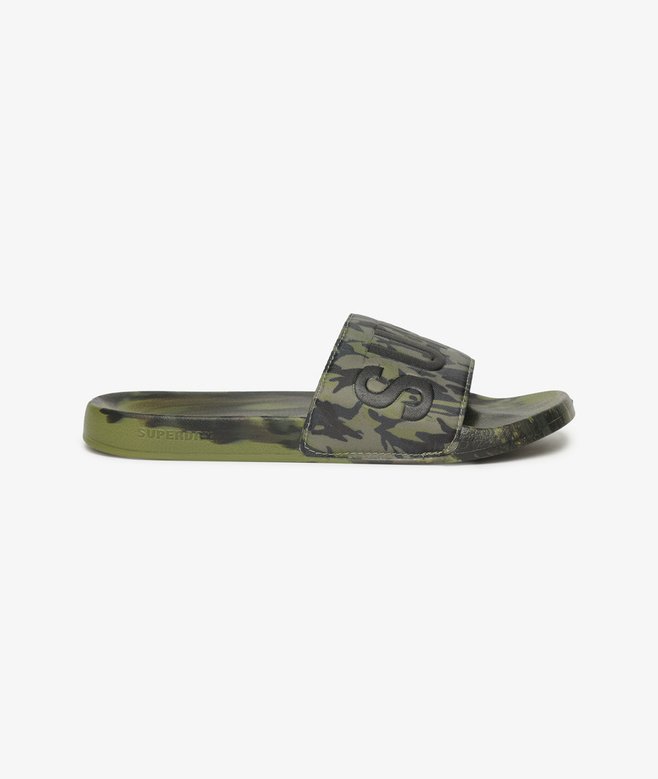 superdry Vegan Camo Pool Sliders