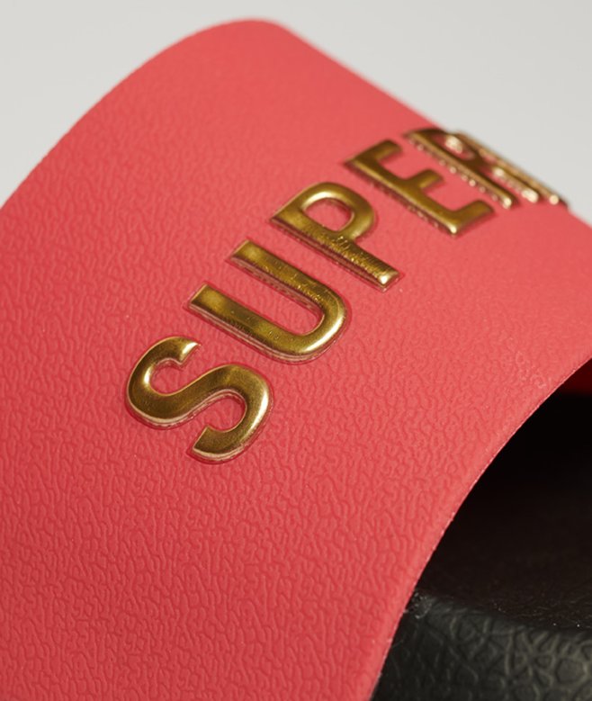 Superdry Vegan Code Logo Pool Sliders