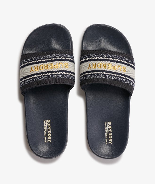 Superdry Vegan Webbing Pool Sliders