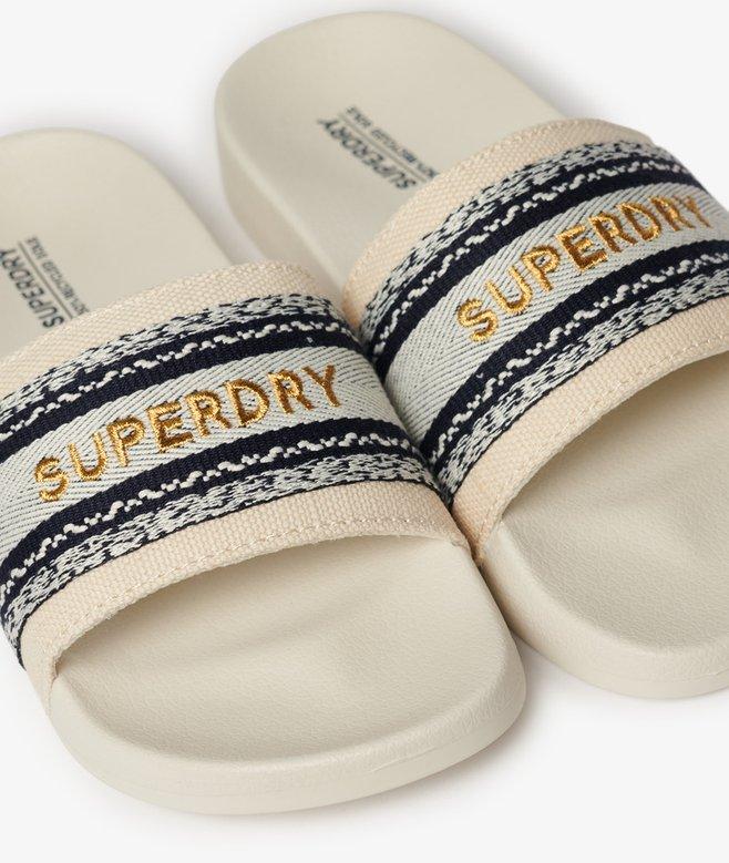Superdry Vegan Webbing Pool Sliders
