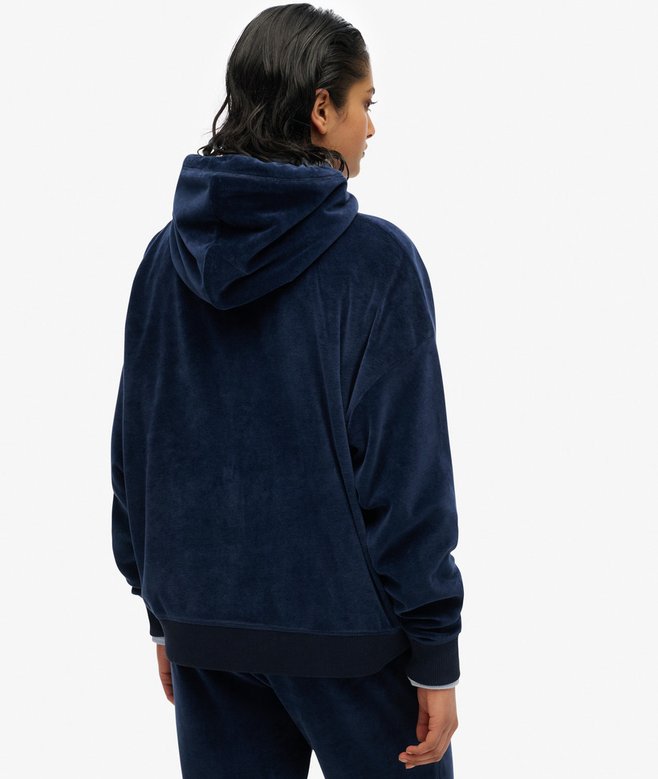 Superdry Velour Zip Hoodie