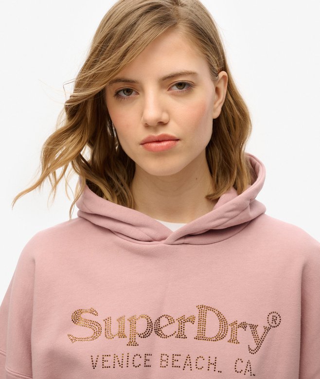 Superdry Venue Metallic Relaxed Hoodie