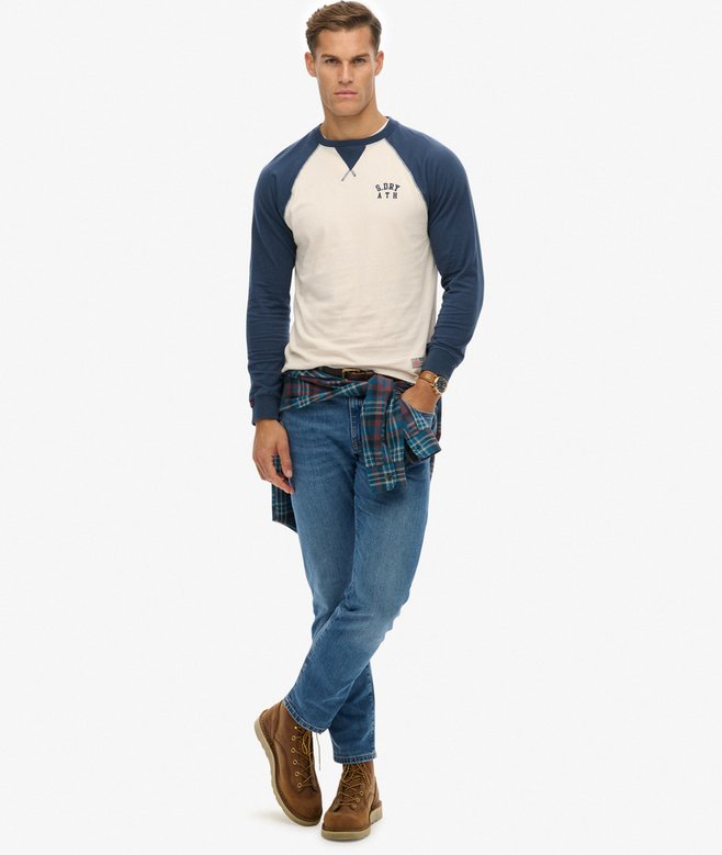 Superdry Vintage Athletic Baseball Top