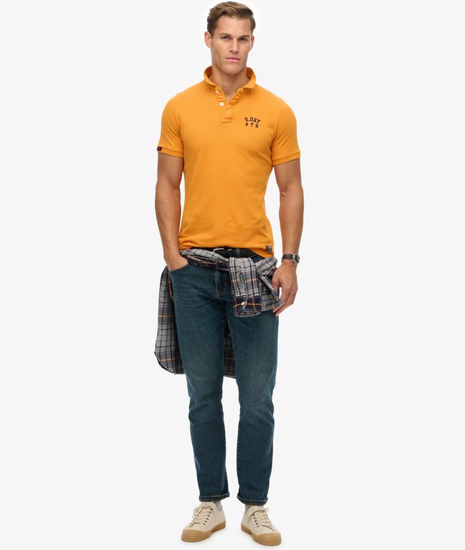 Superdry Vintage Athletic Embroidered Polo Shirt