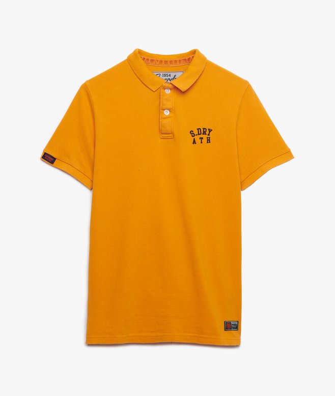 superdry Vintage Athletic Embroidered Polo Shirt