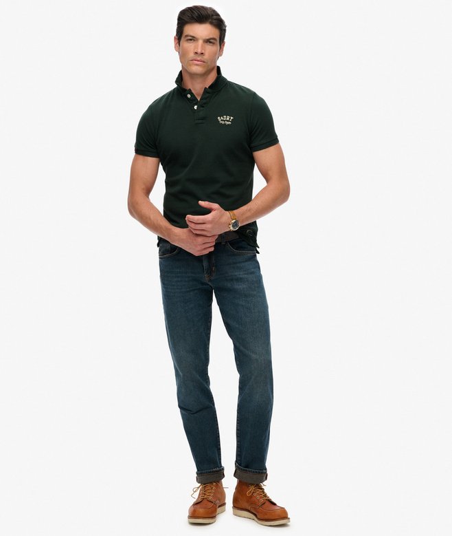 Superdry Vintage Athletic Embroidered Polo Shirt