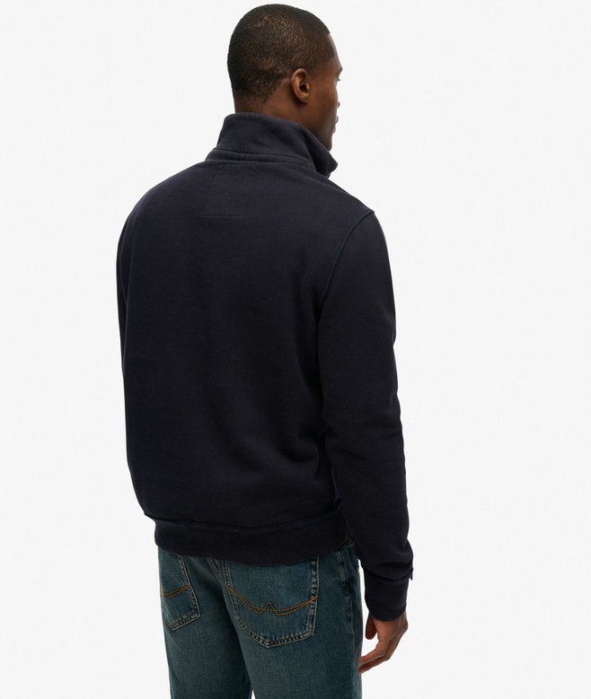 Superdry Vintage Athletic Half Button Jumper