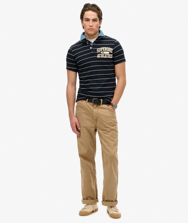 Superdry Vintage Athletic Jersey Polo Shirt