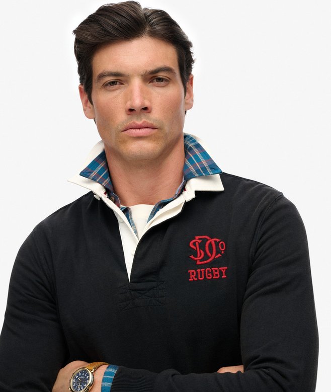 Superdry Vintage Athletic Jersey Rugby Top