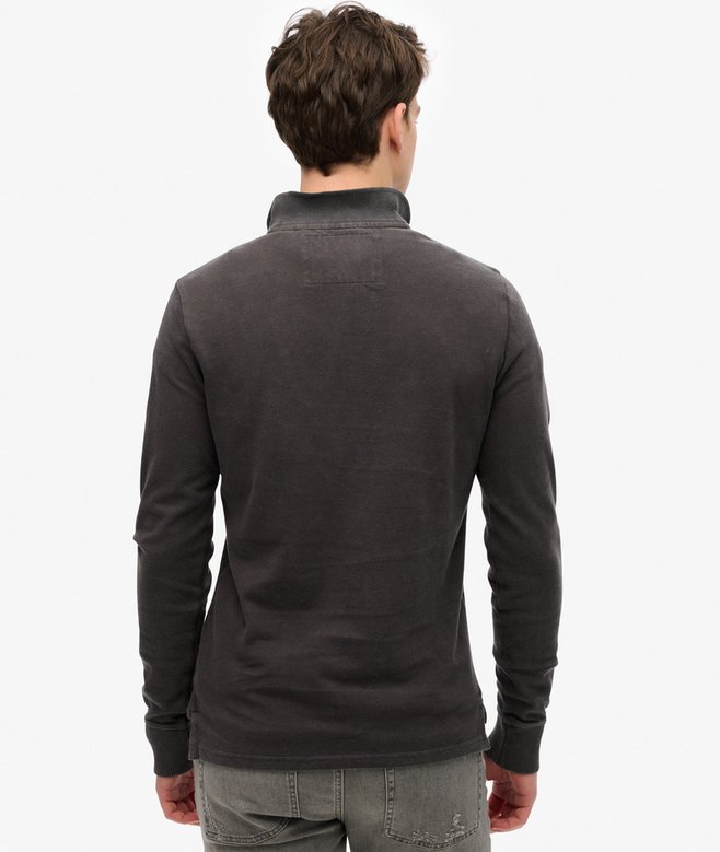 Superdry Vintage Athletic Long Sleeve Polo Shirt