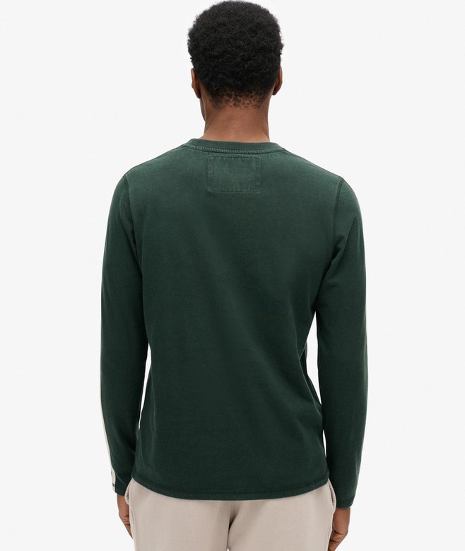 Superdry Vintage Athletic Long Sleeve Striped Top