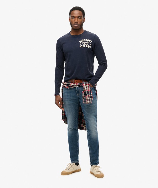 Superdry Vintage Athletic Long Sleeve Top