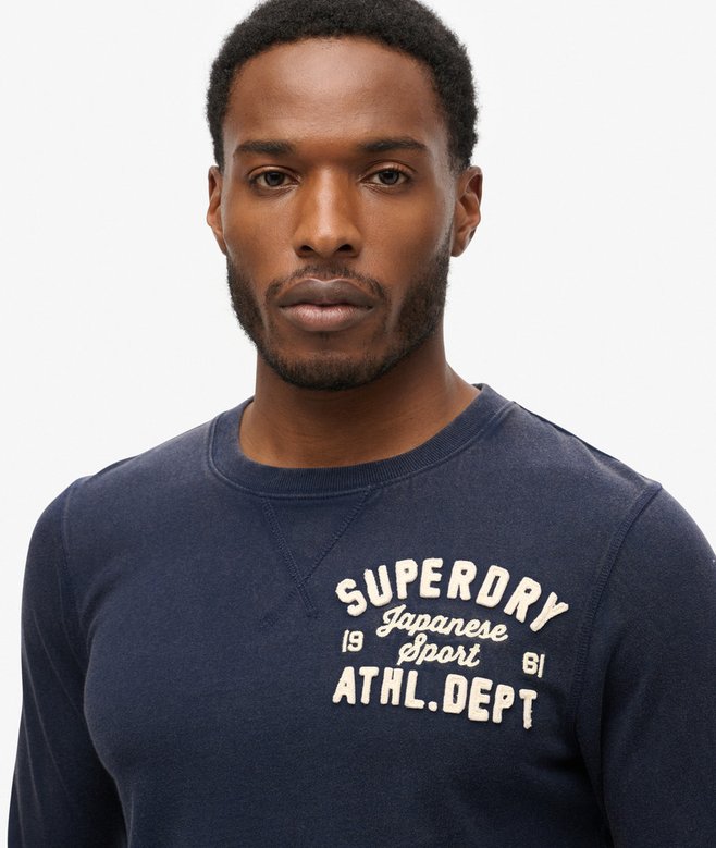 Superdry Vintage Athletic Long Sleeve Top