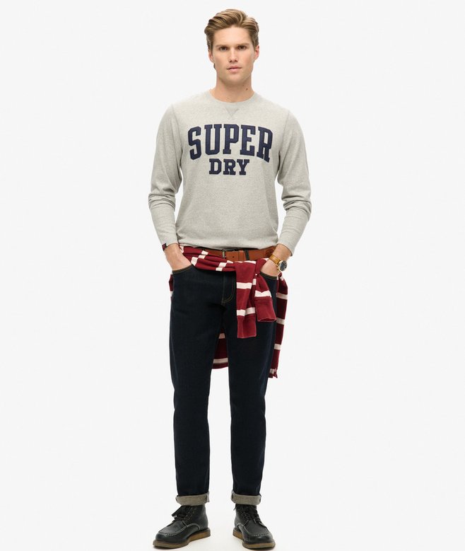 Superdry Vintage Athletic Long Sleeve Top