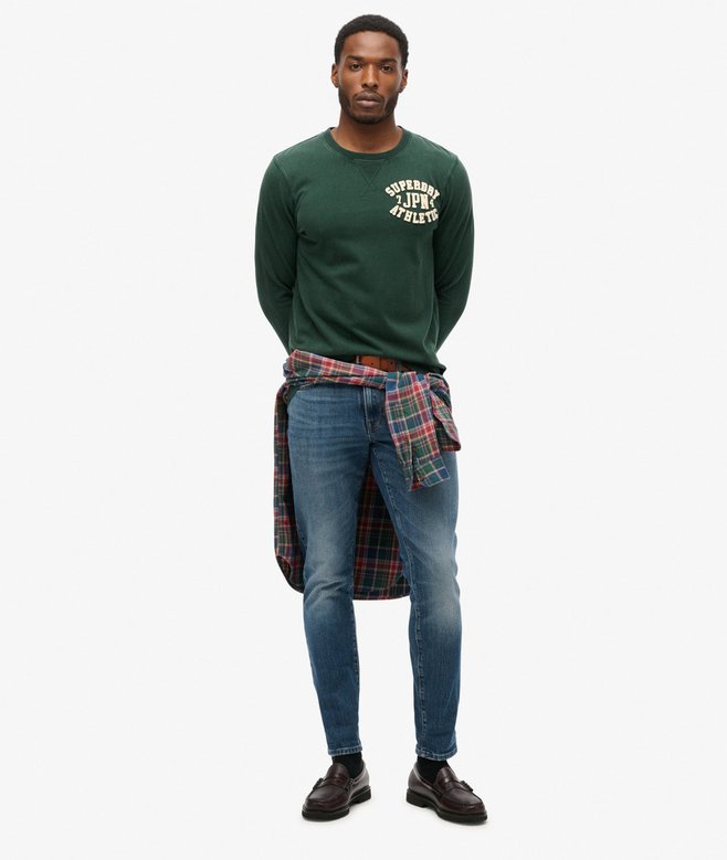 Superdry Vintage Athletic Long Sleeve Top