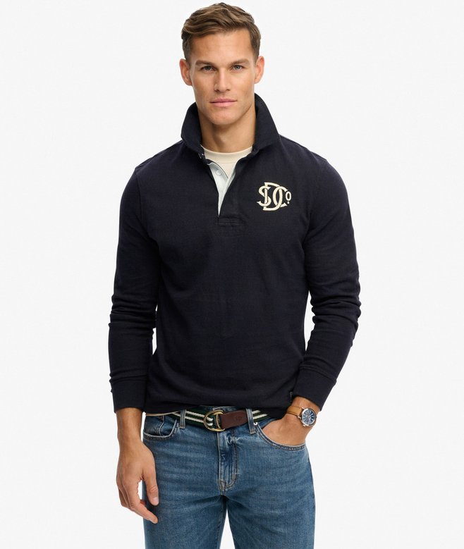 superdry Vintage Athletic Rugby Shirt