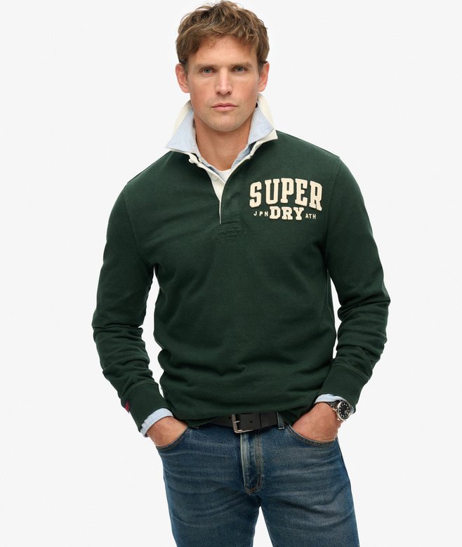 superdry Vintage Athletic Rugby Shirt