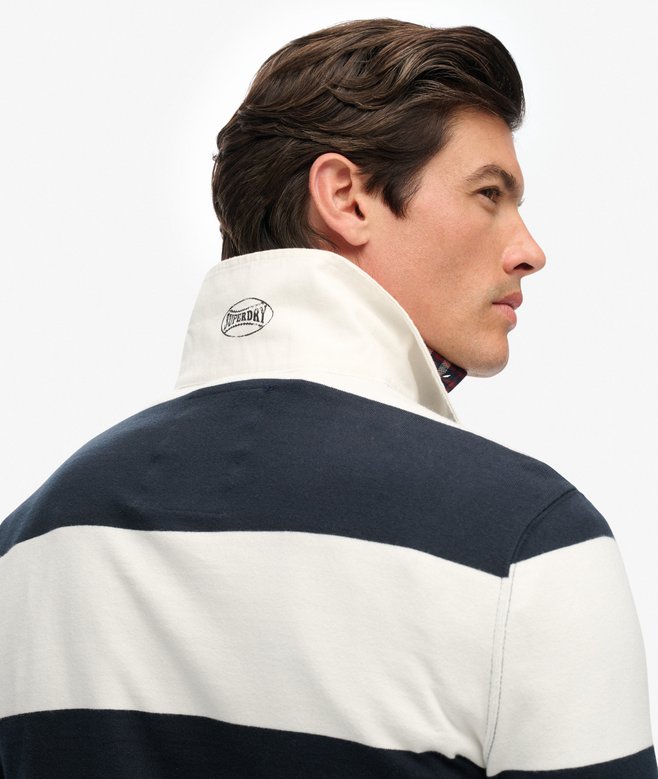 Superdry Vintage Athletic Stripe Rugby Top