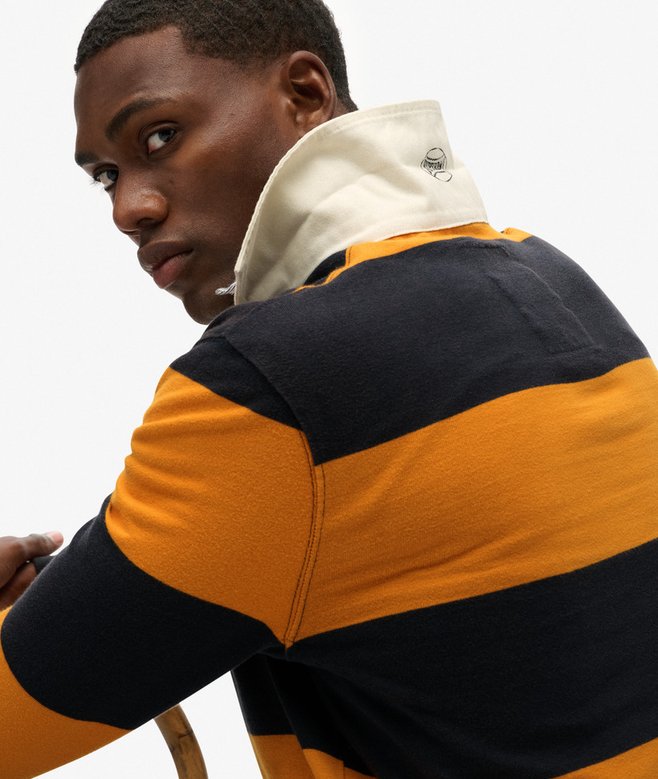Superdry Vintage Athletic Stripe Rugby Top