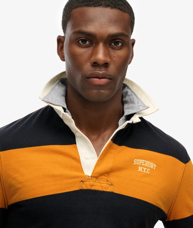 Superdry Vintage Athletic Stripe Rugby Top