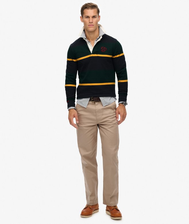 Superdry Vintage Athletic Stripe Rugby Top