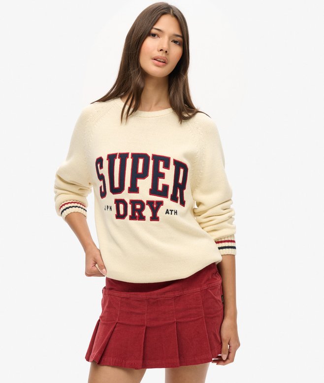 superdry Vintage Cord Pleated Mini Skirt