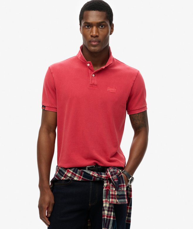 superdry Vintage Destroy Polo Shirt