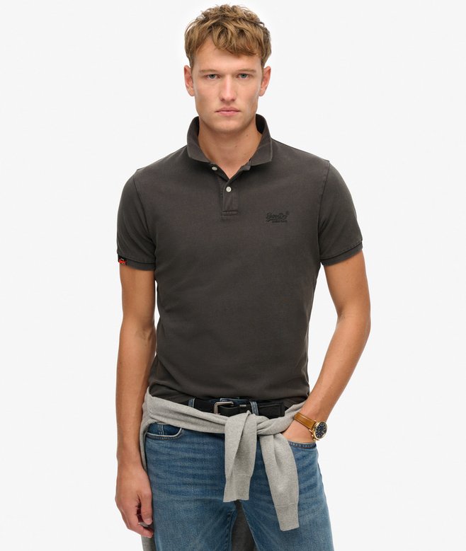 superdry Vintage Destroy Polo Shirt